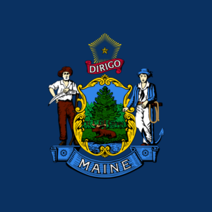 Edmonds Insurance Group Maine State Flag