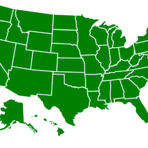 United States Outline Jade